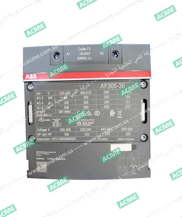 ABB CONTACTOR | AF205-30-11-13
