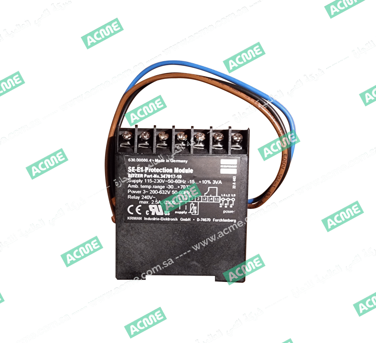 Bitzer Electronic Compressor Protection Module SE-E1 PROTECTION MODULE FOR BITZER FOR BITZER SCREW COMPRESSORS – Acme ...